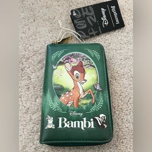 NWT Disney x Loungefly Bambi Zip Around  Wallet 📚